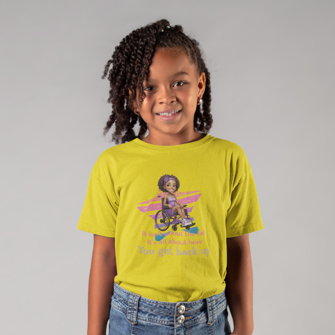 Confident Girl T-Shirts – It isn't about the fall. It's all about how you get back up